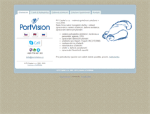 Tablet Screenshot of portvision.cz